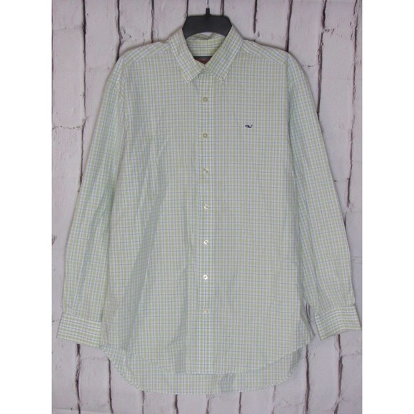Vineyard Vines Other - Vineyard Vines Men Shirt Medium Multicolor Plaid Button Front Whale Shirt